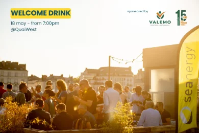 Welcome Drink 🥂 sponsored by Valemo