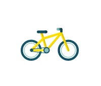 By bike
